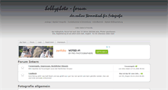 Desktop Screenshot of hobbyphoto-forum.de